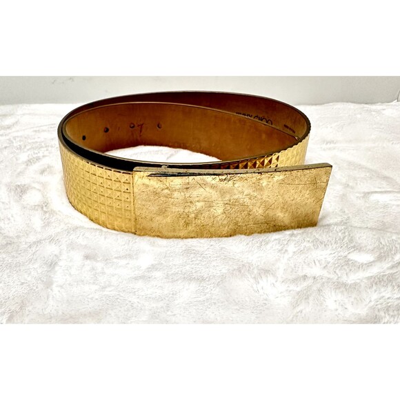 Jimmy Choo Womens Gold Patent Tiles Leather 1.5 \